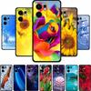 Phone Case For OPPO Reno 13F Case 13 F Coque Black Silicone Soft TPU Back Cover Bag For OPPO Reno13F A5x Case Protective Shell