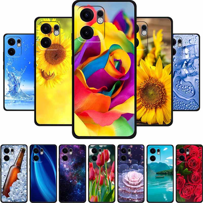 Phone Case For OPPO Reno 13F Case 13 F Coque Black Silicone Soft TPU Back Cover Bag For OPPO Reno13F A5x Case Protective Shell