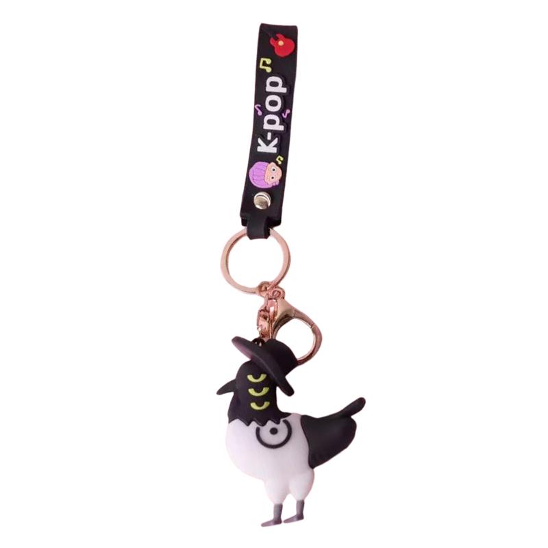 Kpop Demon Hunter Keychain Huntrix Keyring Backpack Hanging Keychain Party Accessories Huntrix Fans Party Favor Gifts