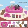 International Role-Playing Pet Set: Puppy & Kitten Mini Animal Toys