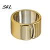 Non-slip Scarf Ring 3Pcs Minimalist Round Rings, Golden Plastic Slide Women Simple Holders for Neckerchiefs Shawls Shirts Electroplated