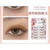 Lashie - Set of 5 Pairs: Criss Cross Clear Band False Eyelashes