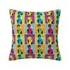 Cute Audrey Hepburn Print Throw Pillow Case Soft Cozy Pillowcase 18x18 Inch Cushion Cover for Couch Bed Sofa Bedroom Car Decor