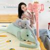 Lovely Stuffed Lying Elephant Plush Toys Big Size Cartoon Elephant Pillow Dolls Children Girls Birthday Gift