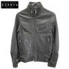 6201008 Lamb Leather Single Rider's Jacket Jacket S blackUsed