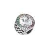 Pandora Bracelet Charm Dazzling Shiny Beads 925 Silver Pendant Women Bracelets Colorful 791725CZMX