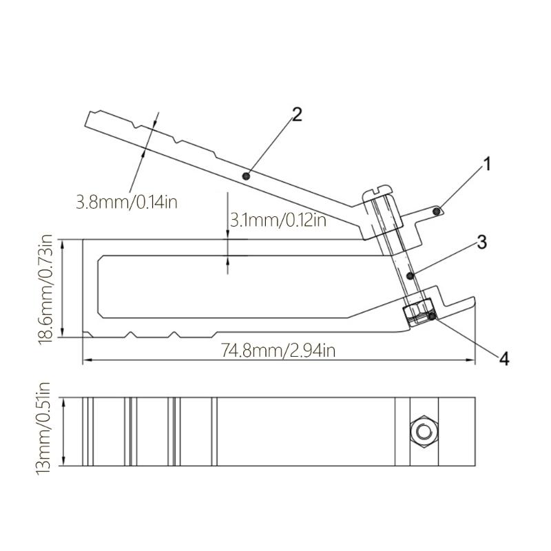 Efficient Nut Insert Installation/Removal Tool For Networks Cabinet Racks Server Rack Fixtures Aluminum