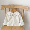 Adorable Baby Girl Mushroom Embroidered Cardigan and Sleeveless Romper Set for Spring Autumn