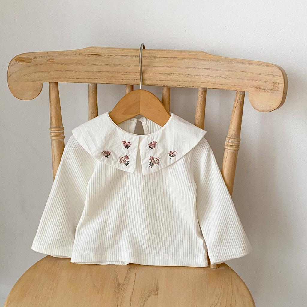 Adorable Baby Girl Mushroom Embroidered Cardigan and Sleeveless Romper Set for Spring Autumn