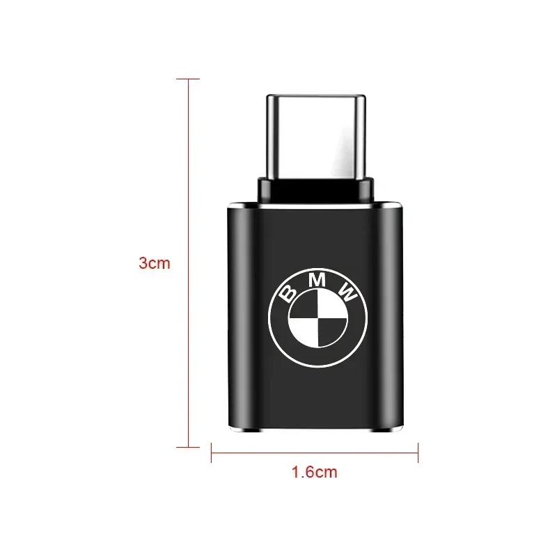 Car Usb Type C Cable Converter Charging Adapter Car Accessories For BMW M M1 M3 M5 M6 M2 X1 X2 X3 X5 X6 X4 E39 E46 E53 E60 G30