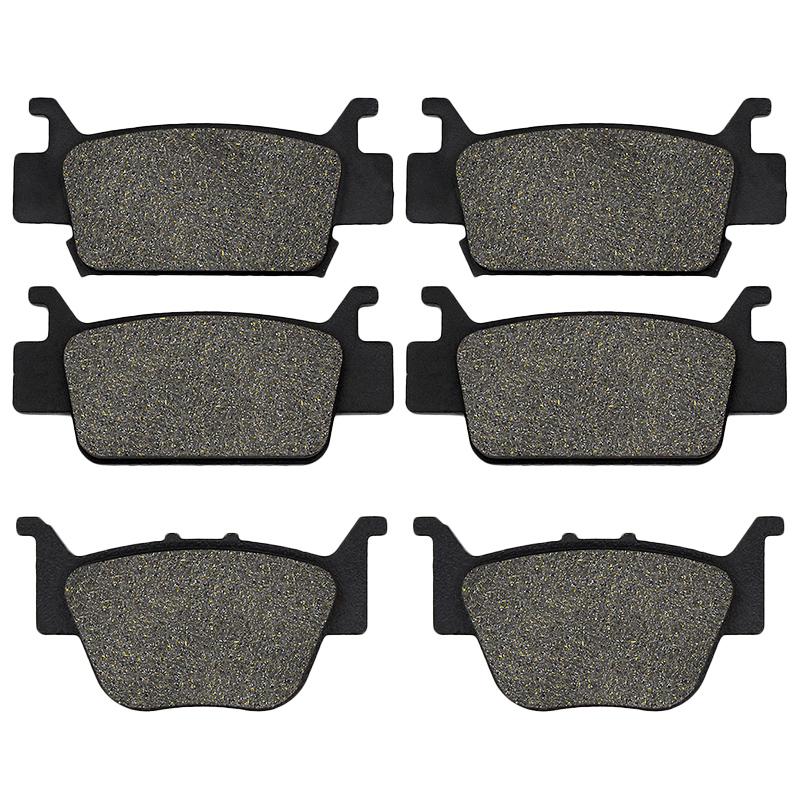 Cyleto Motorcycle Front or Rear Brake Pads for Honda TRX680 TRX 680 Fourtrax Rincon Gpscape 2006 2007 2008 2009 2010 2011-