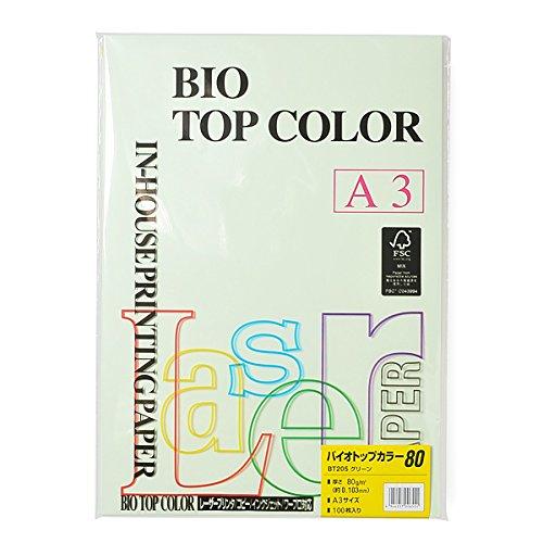 

Bio Top Color Green A3/80g 100P