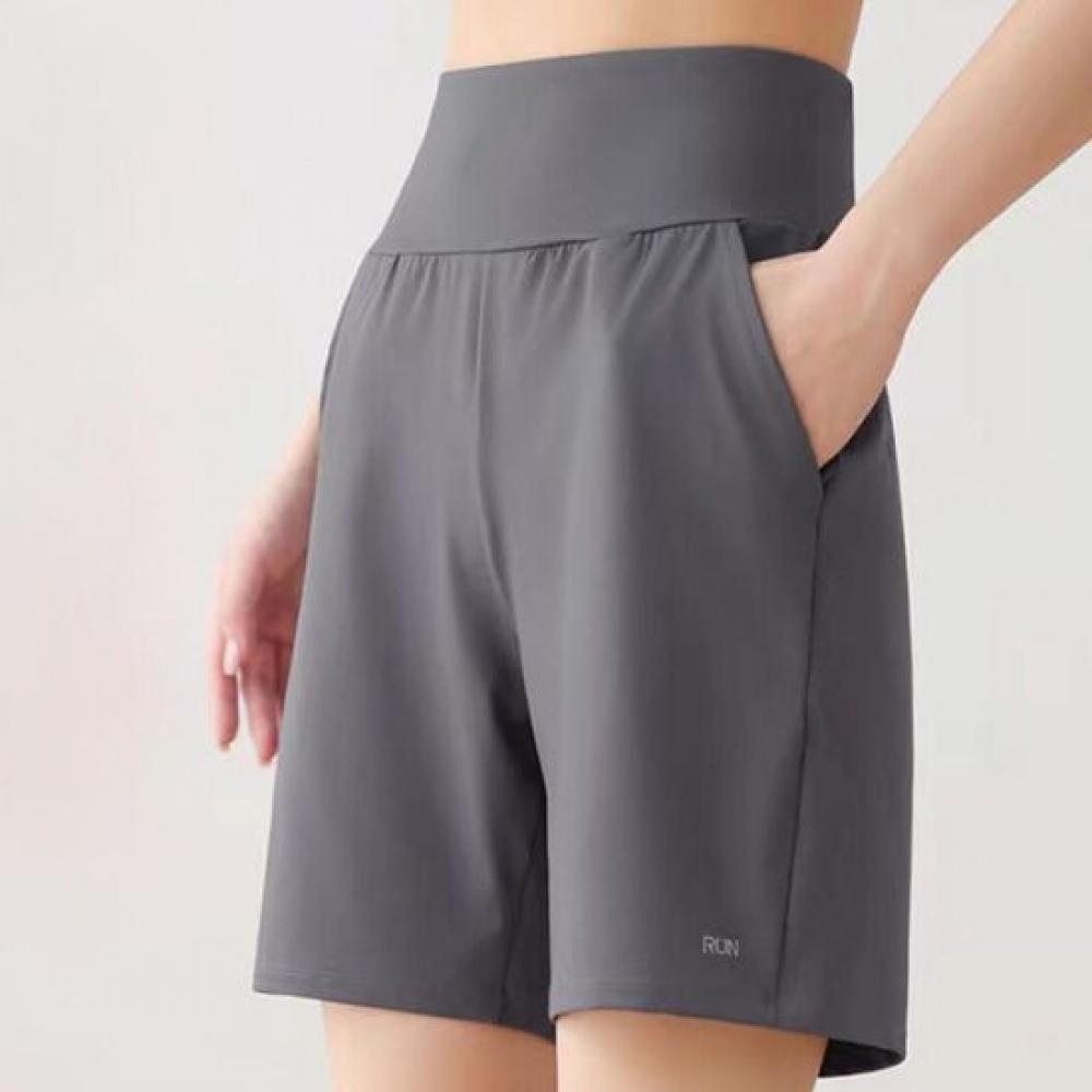 Navava Women S Comfortable High waiSt SportS ShortS With Back Pocket Np404