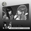 Black And White Anime Girl Mouse Pad Pc Accessories Keyboard Mouse Carpet AntiSlip Gamer Mousepad Makima Large Laptop Desk Mat
