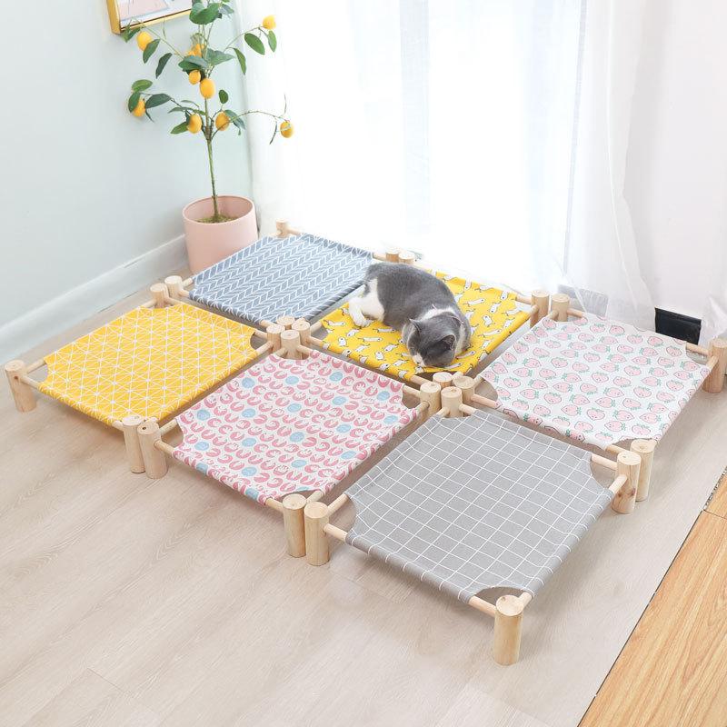 Letto da campo per animali domestici Letto per cani Universale per quattro stagioni Letto per gatti Smontabile e lavabile Cuccia estiva per gatti Articoli per animali domestici