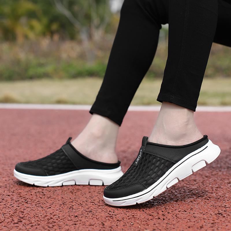 Prodyšné poloviční pantofle Ultra lehké vnitřní a venkovní pantofle Dámské pantofle Pánské vnitřní pantofle