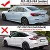 For Honda Civic MK11 FE Sedan 2022 2023 2024 2025 Leather Car Trunk Mat Anti-dirty Cargo Storage Cushion Boot Carpet Accessories