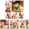 Adorable Round-eyed Teddy Bear Plush Toy For Christmas Decoration And Gift