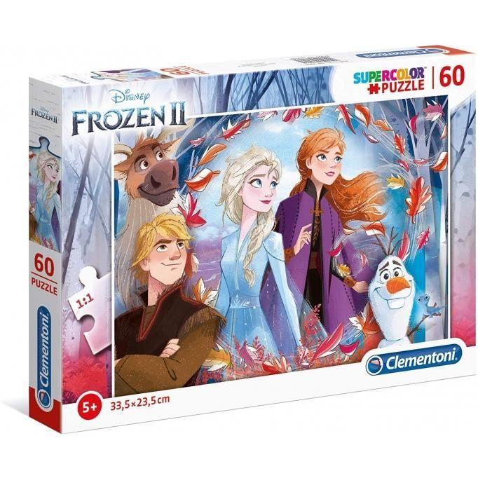 Puzzle - Clementoni - La Reine des Neiges 2 - 60 pièces - Multicolore - Enfant - A partir de 5 ans