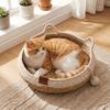 Ronde Geweven Kattenmand Slijtvaste Krabmanden Hondenslaapbed voor Katten en Honden
