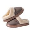2025 new home indoor non-slip warm velvet non-smelly feet couple cotton drag autumn and winter cotton slippers