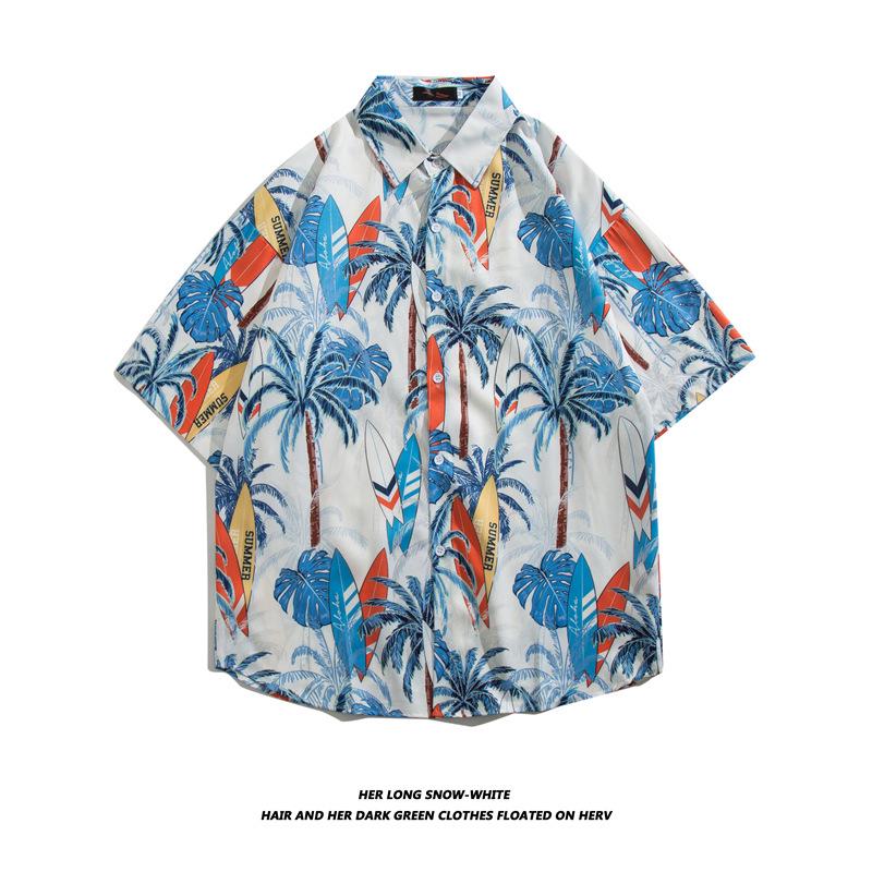 Men's Southeast Asian Style Quick-Dry Beach Vacation Shirt