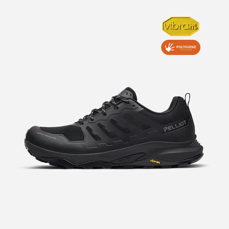 Мужские легкие треккинговые ботинки Pelliot с подошвой Vibram EU 41 обсидиановый черный