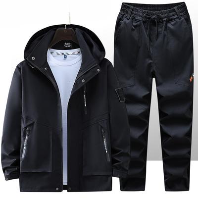 Costume Veste Printemps et Automne Homme Coupe-vent Outdoor Alpinisme Loisirs Sports Assurance Travail Vêtements de Travail Costume