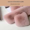Snood de iarnă pentru femei din blană artificială de iepure - Rezistent la frig, rezistent la vânt, călduros, drăguț și versatil.