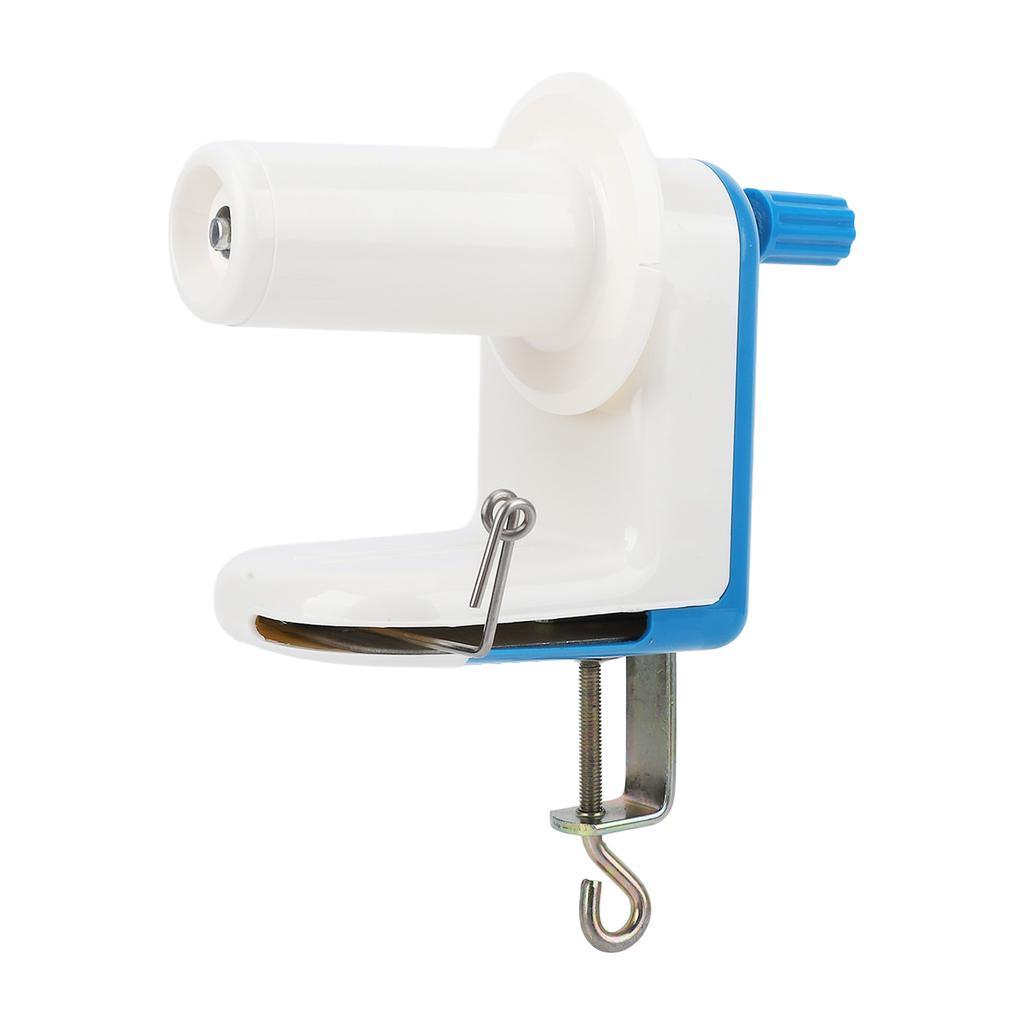 Yarn Ball Winder Blue Fast Hand Operated Lightweight Compact Detachable Design Plastic Wool Winder
