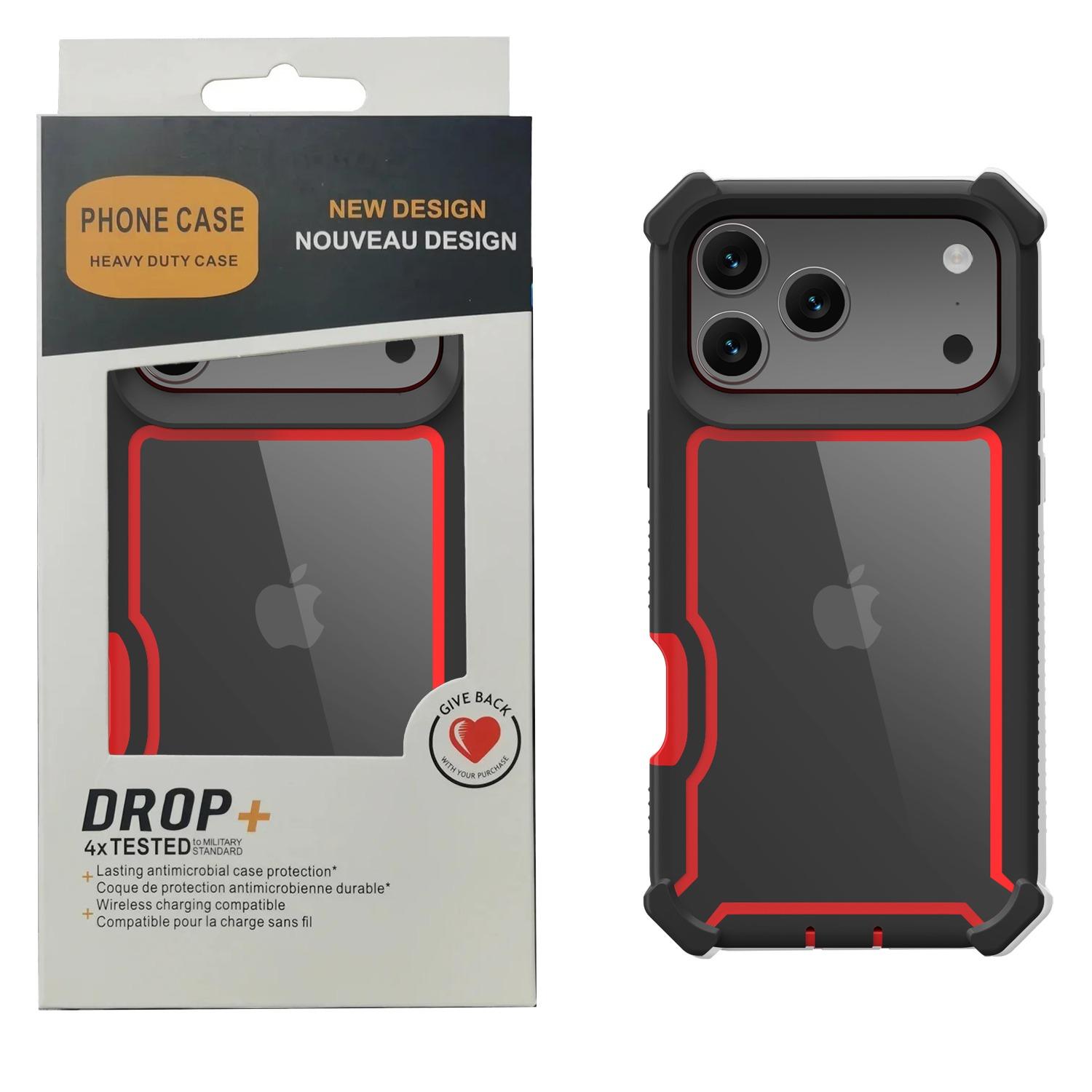 

Прозрачный противоударный чехол для телефона Space BOX Stitching Color Heavy Duty для iPhone 17 Pro Max 16 15 14 13 12 с защитой углов iPhone 15 Pro Max