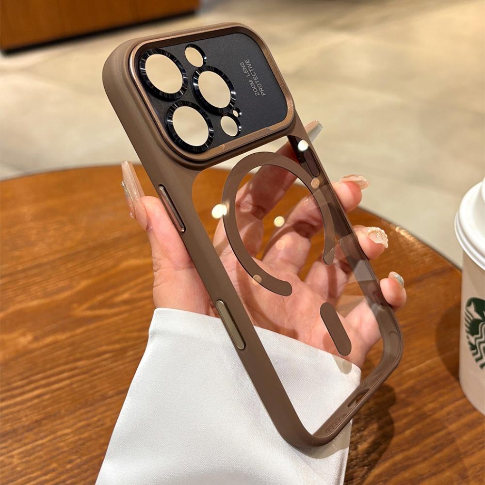 

Clear Magnetic for Magsafe Case for iPhone 17 16 15 14 13 Pro Max Air Full Lens Camera Protection Shockproof PC Cover iPhone 15