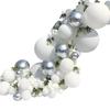 125pcs Silver 4D White Balloon Arch Garland Kit Wedding Decoration Baby Shower Birthday Party Decor Confetti Balloon