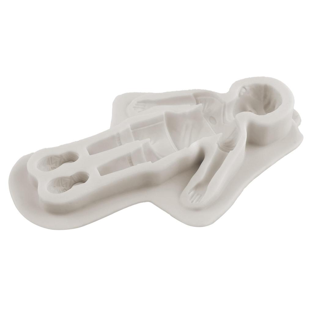 Moldes de Silicone Jogador de Futebol Jogador de Futebol Chuteiras Molde de Fondant Ferramentas para Decoração de Bolo Topper de Cupcake Doce Chocolate Molde de Pasta de Goma
