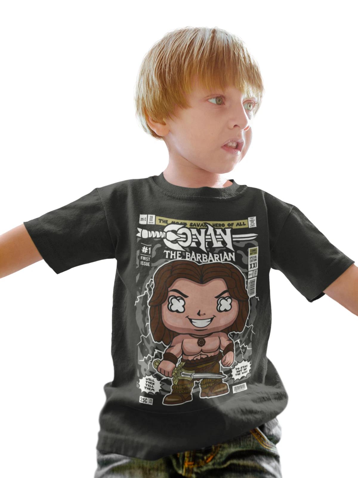 conan the barbarian 90s film movie kids girls boys funny birthday kids boys T-Shirt 110