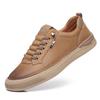 Spring new Baita men's tide breathable cowhide men's casual leather shoes driving a pedal Doudou shoes