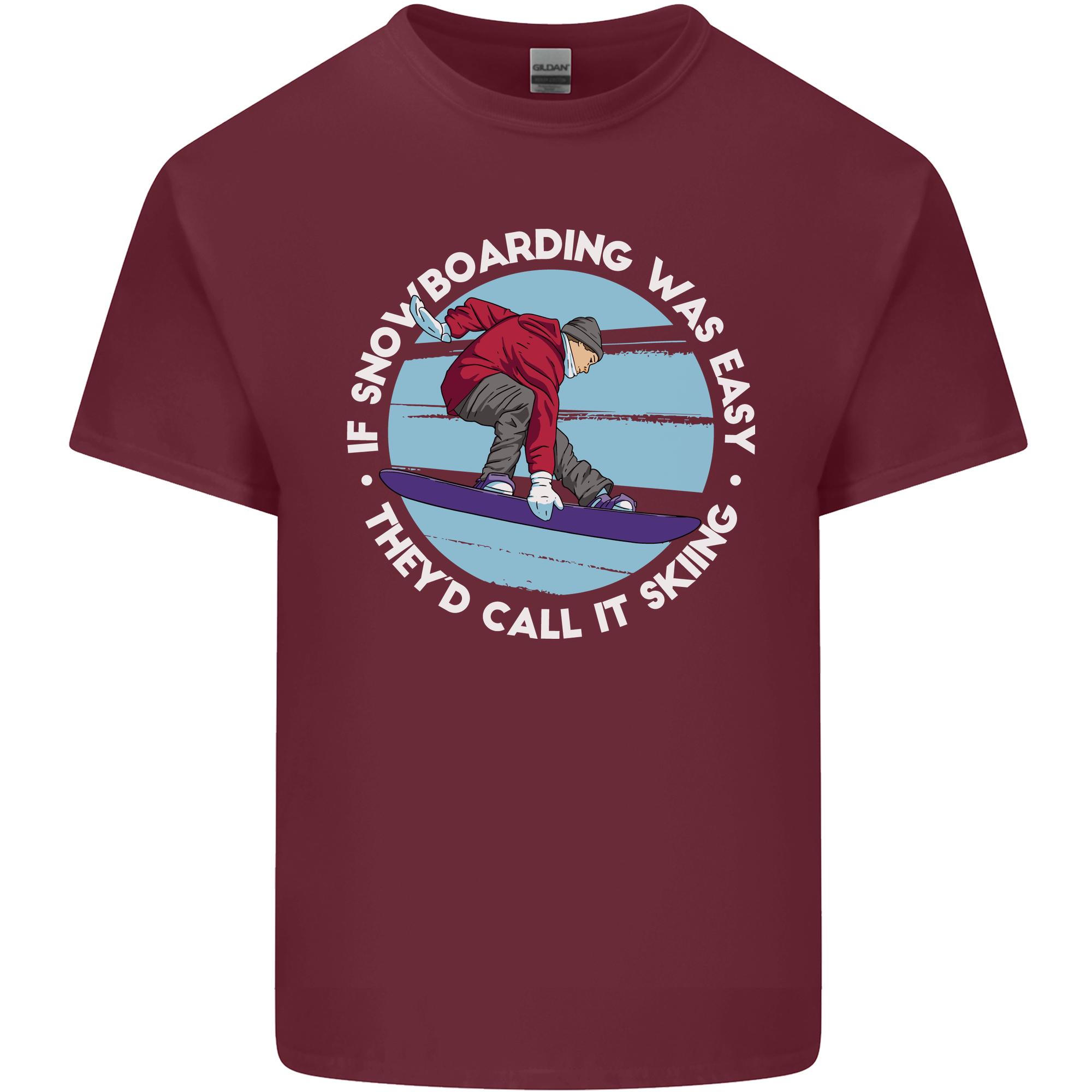 If Snowboarding Was Easy Call It Skiing Unisexs Light Cotton TShirt S