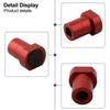 8pcs 19/20MM Woodworking Table Limit Tenon Aluminium Alloy Hooks Dog Clamp Woodworking Table Clamping Workbench Stopper