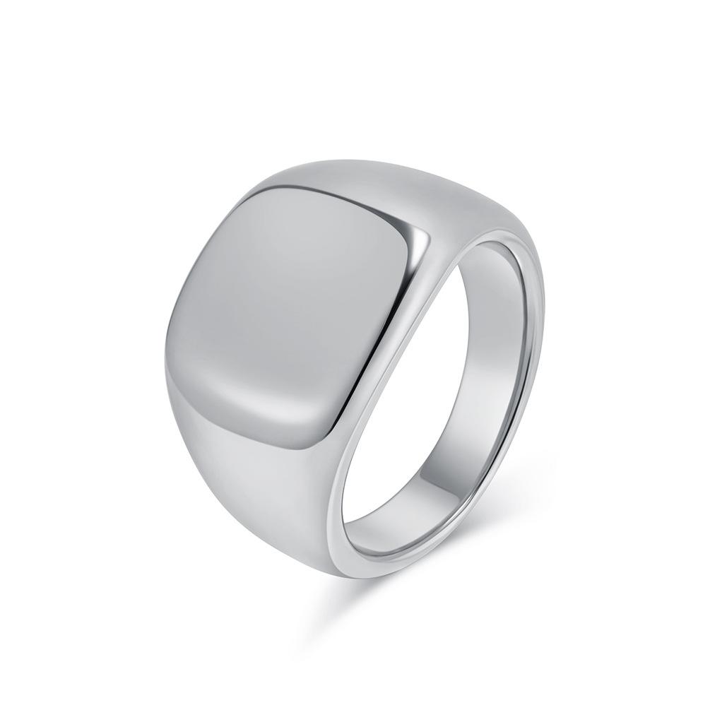 

Кольцо для мужчин, простая глянцевая поверхность, титановая сталь, унисекс, хип-хоп, парные украшения, черные персонализированные мужские наборные кольца для пальцев 13#