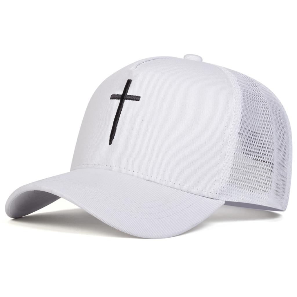 Herren Pfeil Kreuz Bestickte Baseballkappe Mesh Hut Outdoor Verstellbar Sonnenschutz Freizeit Hut Frühling Herbst Reise Tourismus Strandurlaub