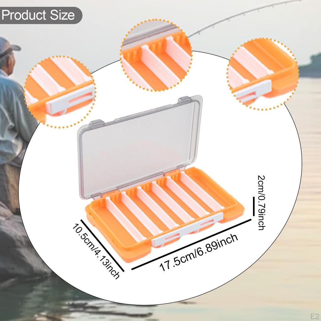 Oboustranný rybářský box na náčiní Návnada Lehký držák Praktický organizér na uložení nástrah