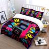 Arcade Gaming Decor Set Soft Skin-Friendly Bedding Set Includes 1 Duvet Cover And 2 Pillowcase Gift