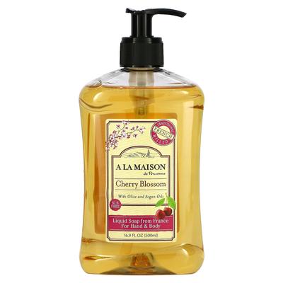 Hand & Body Liquid Soap, Cherry Blossom, 500 Ml (16.9 Fl Oz)