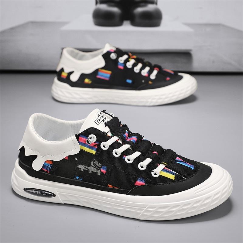 Canvas Casual Sneaker Skateboard Ventilate Wear-resistant Fabric Loafers Sports and Leisure Soft and Comfortable Fashion Canvas