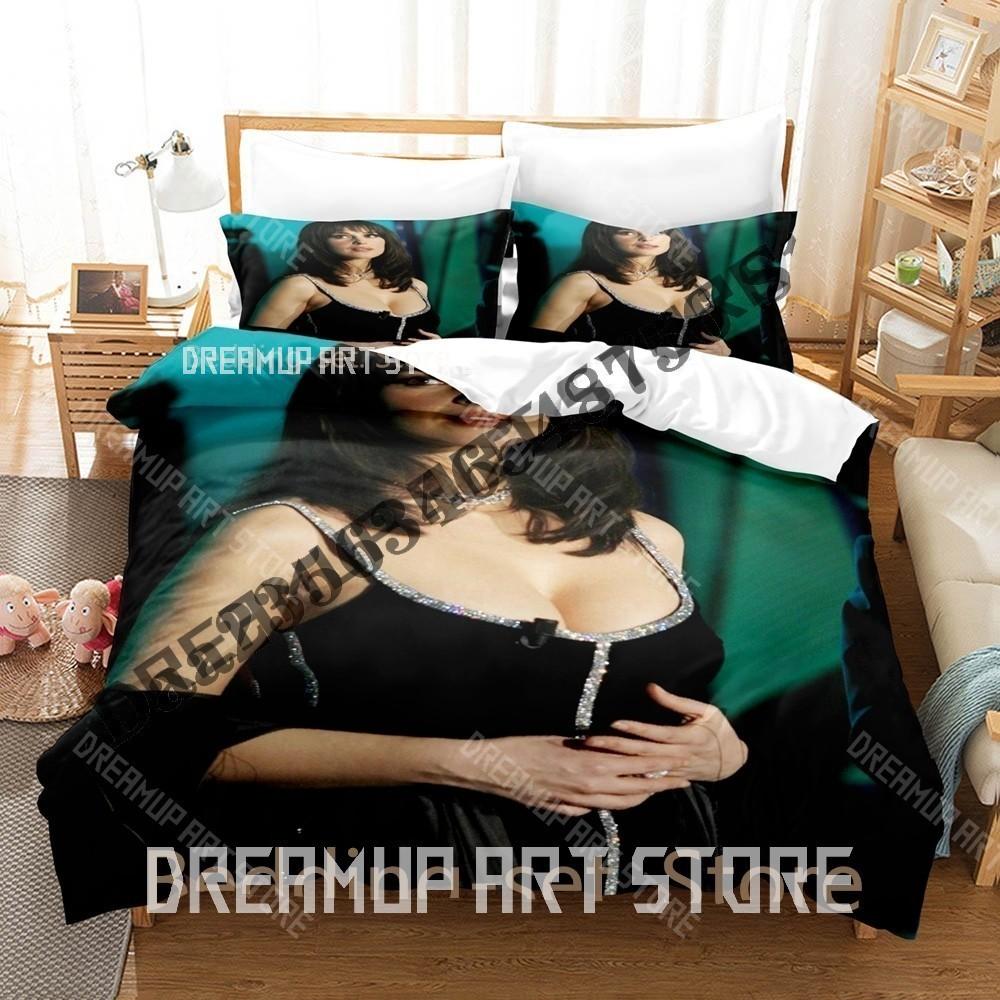 3D Print Monica Belluci Bedding Set Single Twin Full Queen King Size Bed Set Adult Bedroom Duvetcover Sets Anime Bed Sheet Set