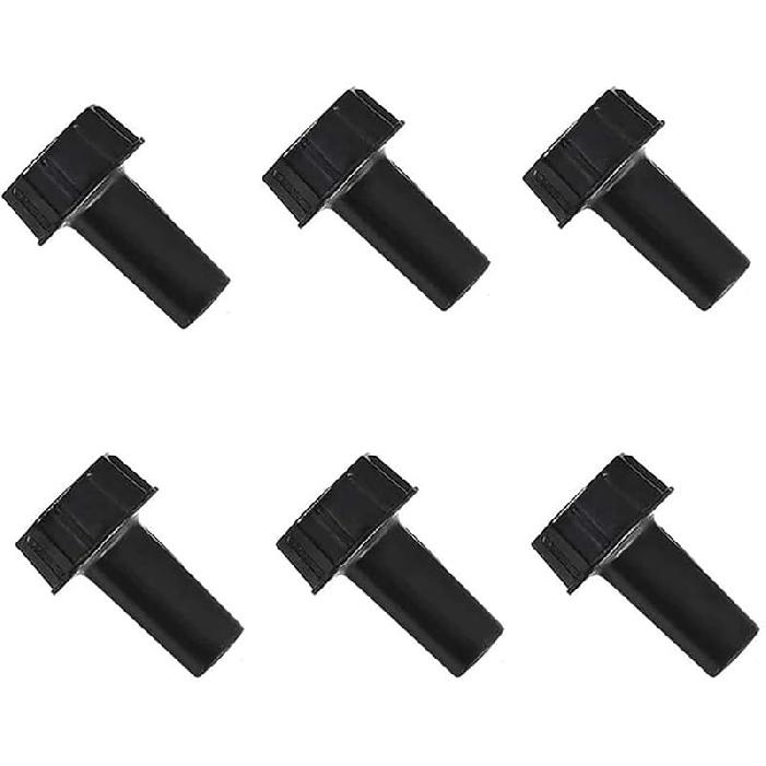 6 Pack On/Off Replacement Light Lamp Turn Switch Knobs, Black