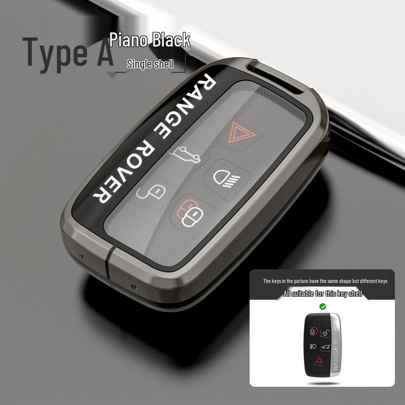 5-Button Key Case for Range Rover: Sport, Evoque, Defender, Discovery, Velar, Discovery 4