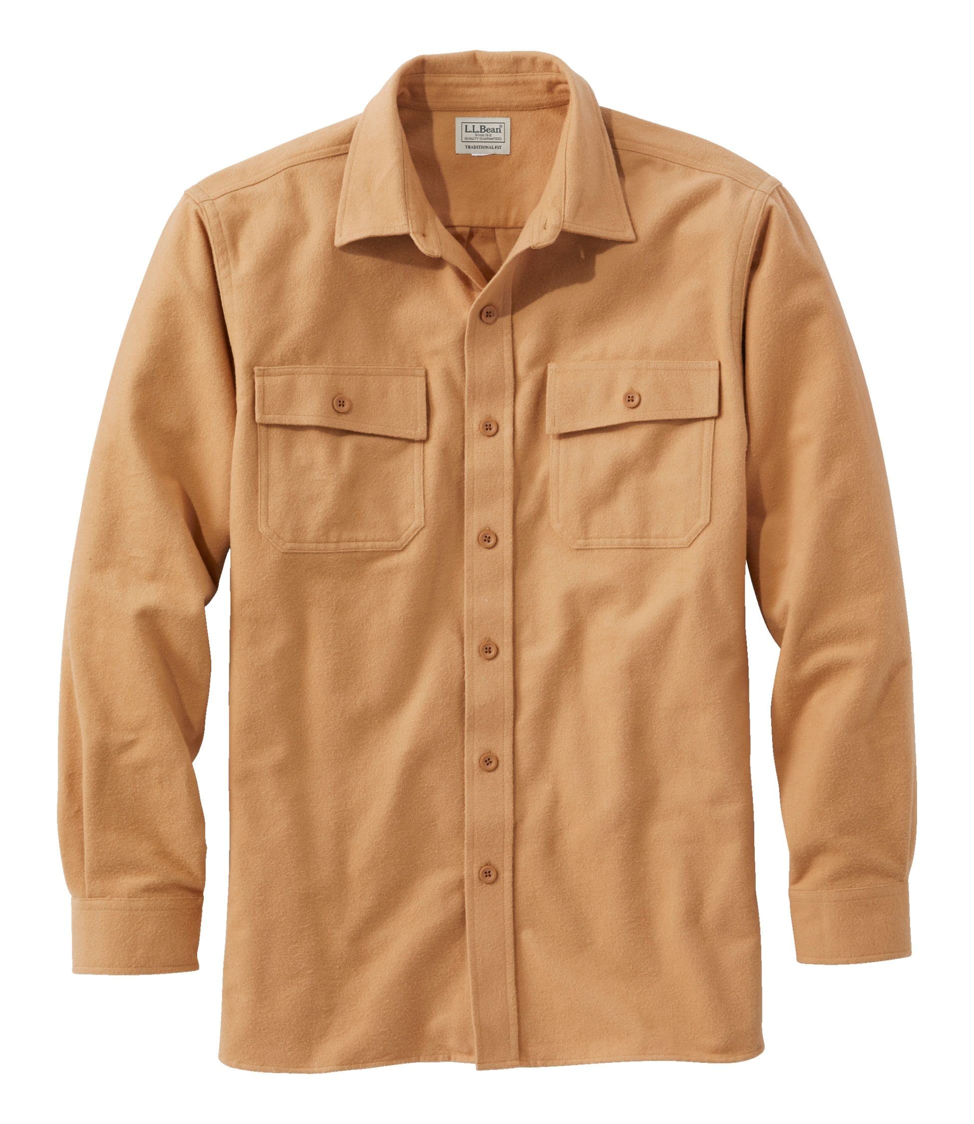 

Рубашка LLB Shamy Cross Japan Fit XL, цвет ячменный коричневый 1000149043, мужская