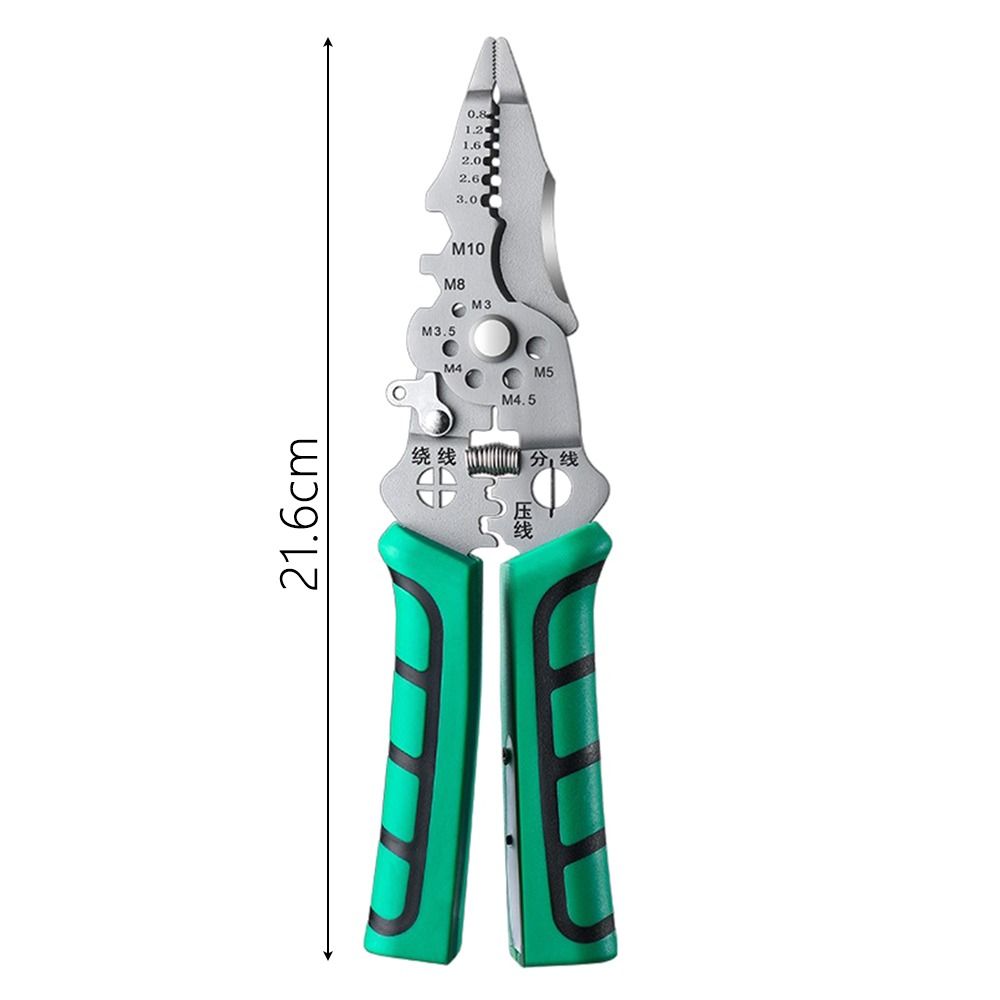 Multifunctional Stripping Pliers Electrical Test Wire Winding Electrician Crimping Pliers Cable Cutting Wire Stripping Pliers