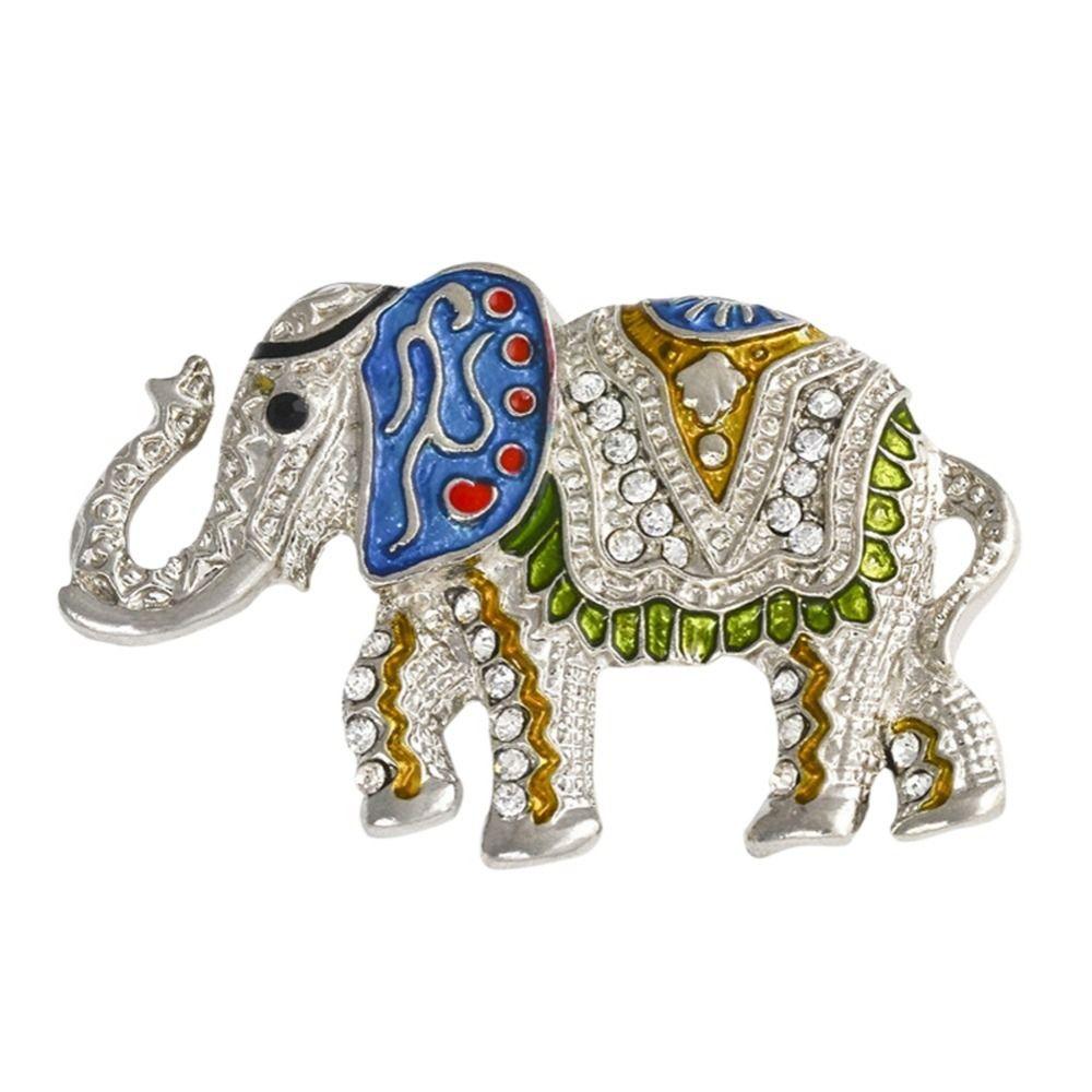 

Elephant Dragonfly Rhinestone Cute Cat Fashion Jewelry Pin Zinc Zinc Alloy Apparel Accessories Women Brooch Elephant